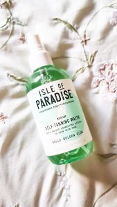 isle of paradise tanning water