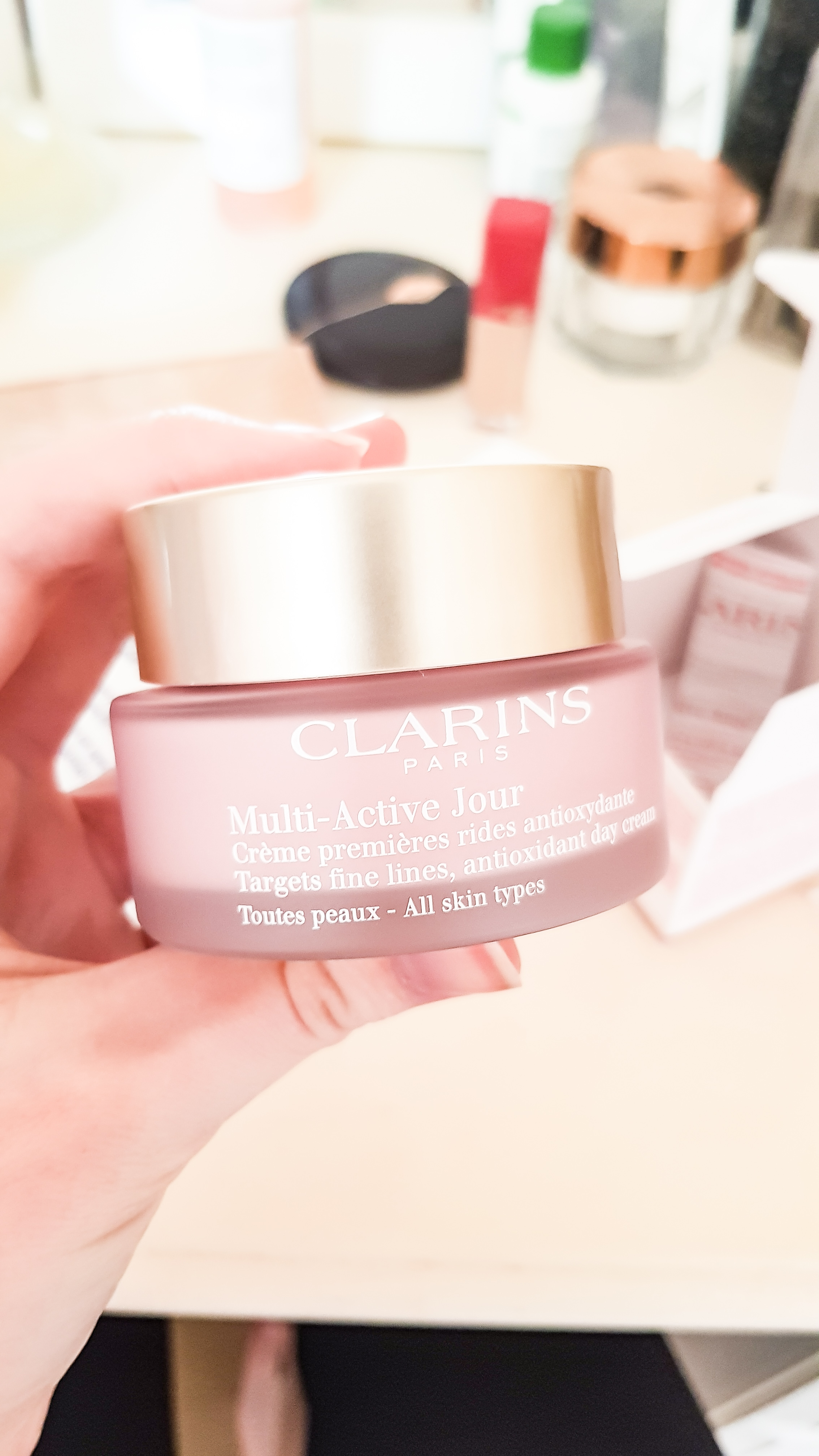 clarins moisturizer - beauty and skincare