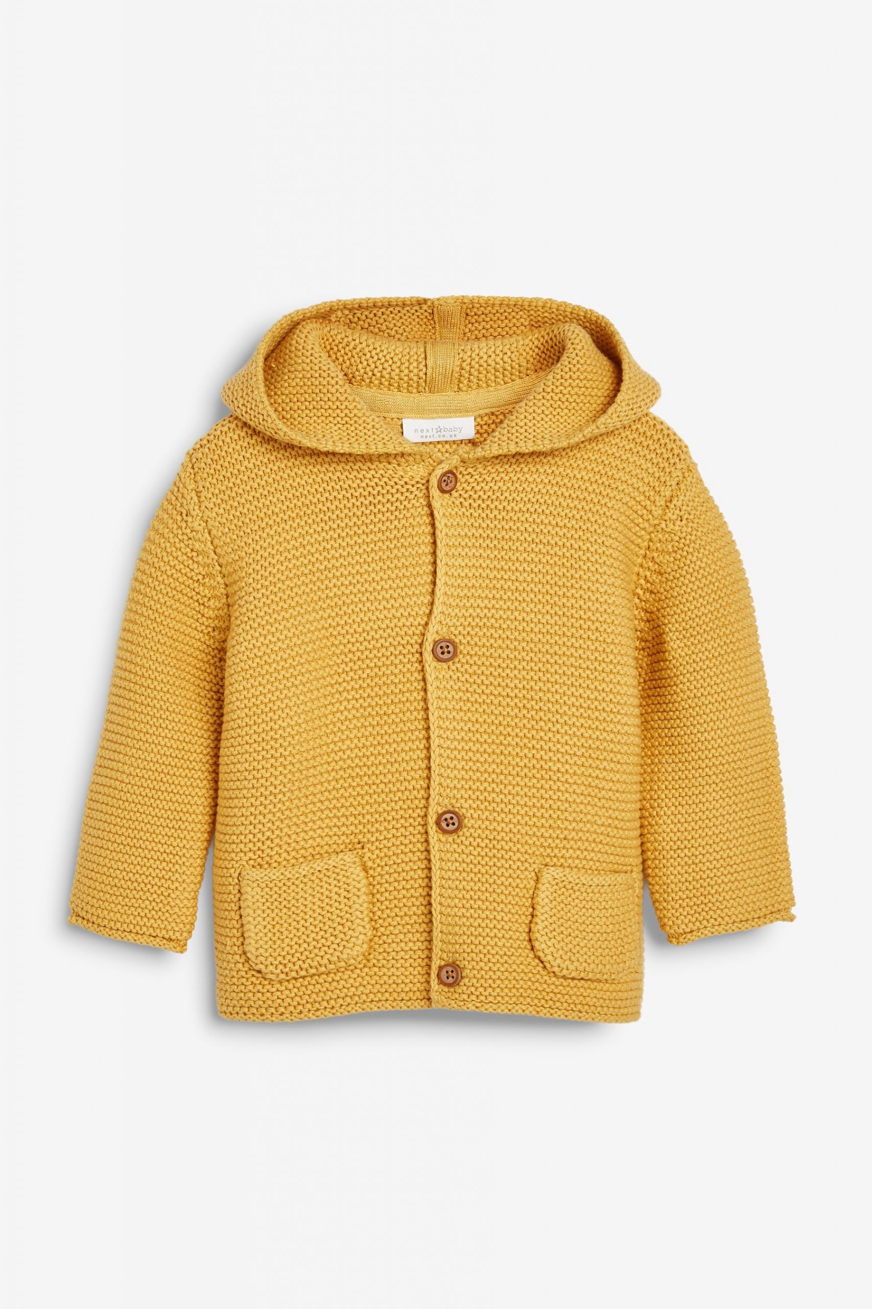 ochre cardigan