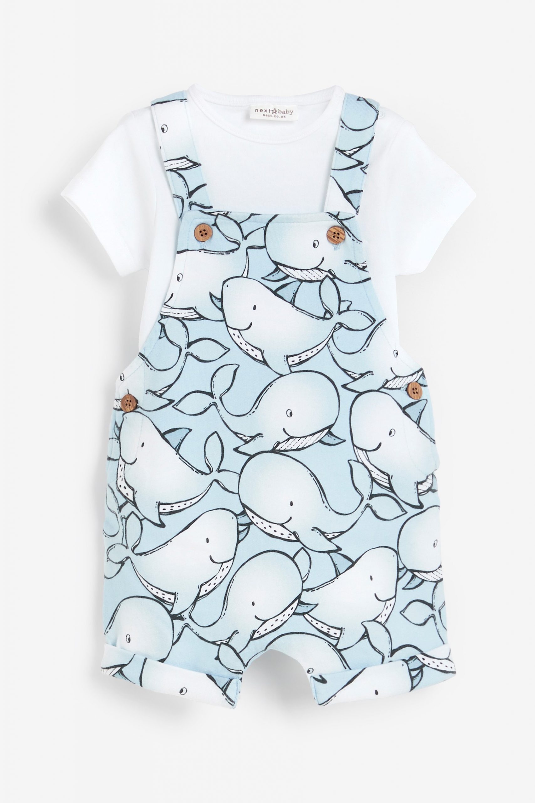 whale dungarees