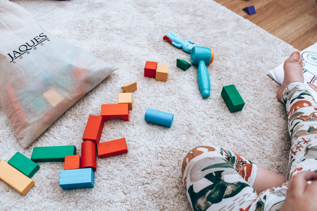 wooden building blocks